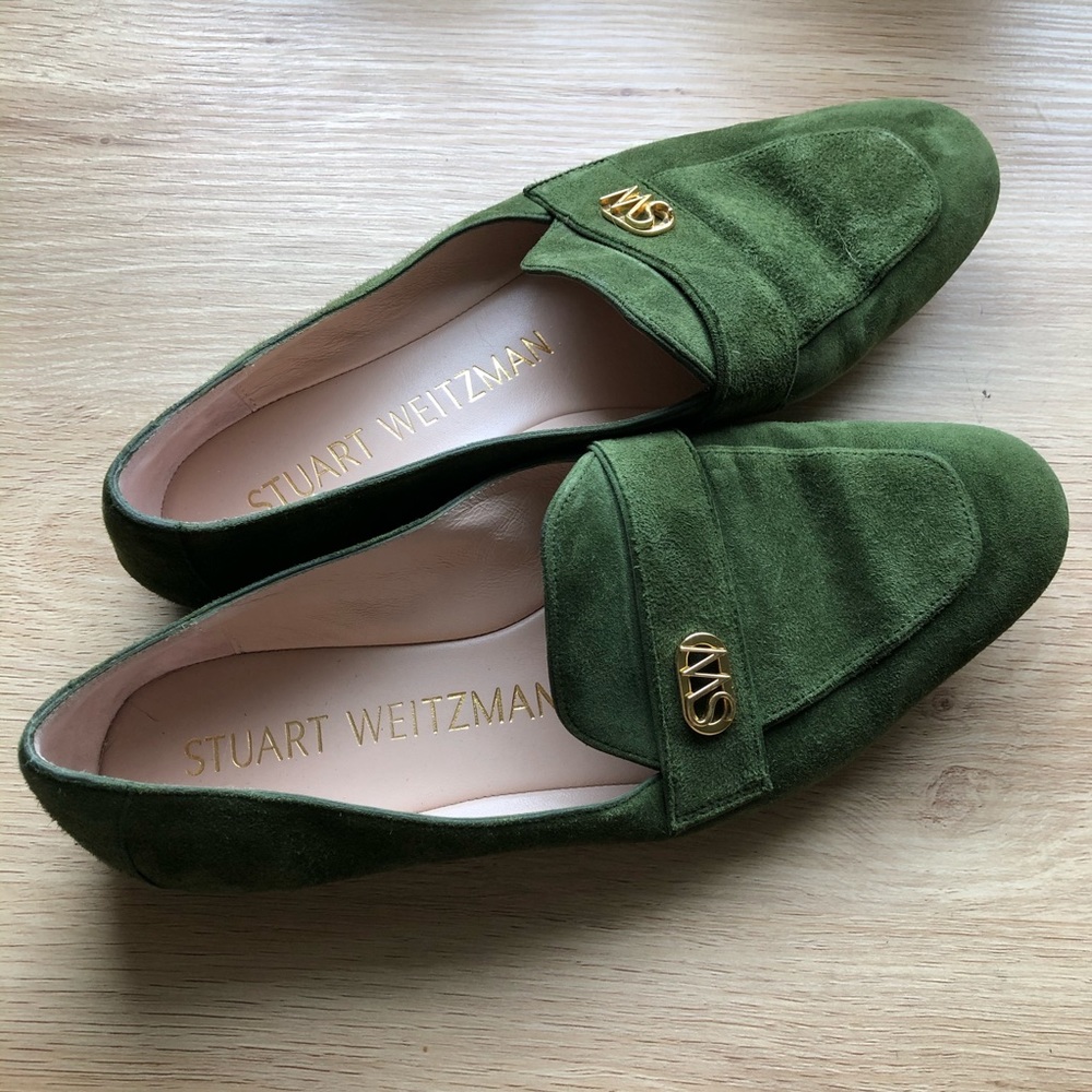 🔴 Stuart Weitzman PAYSON LOGO FLAT  | size 7 1/2